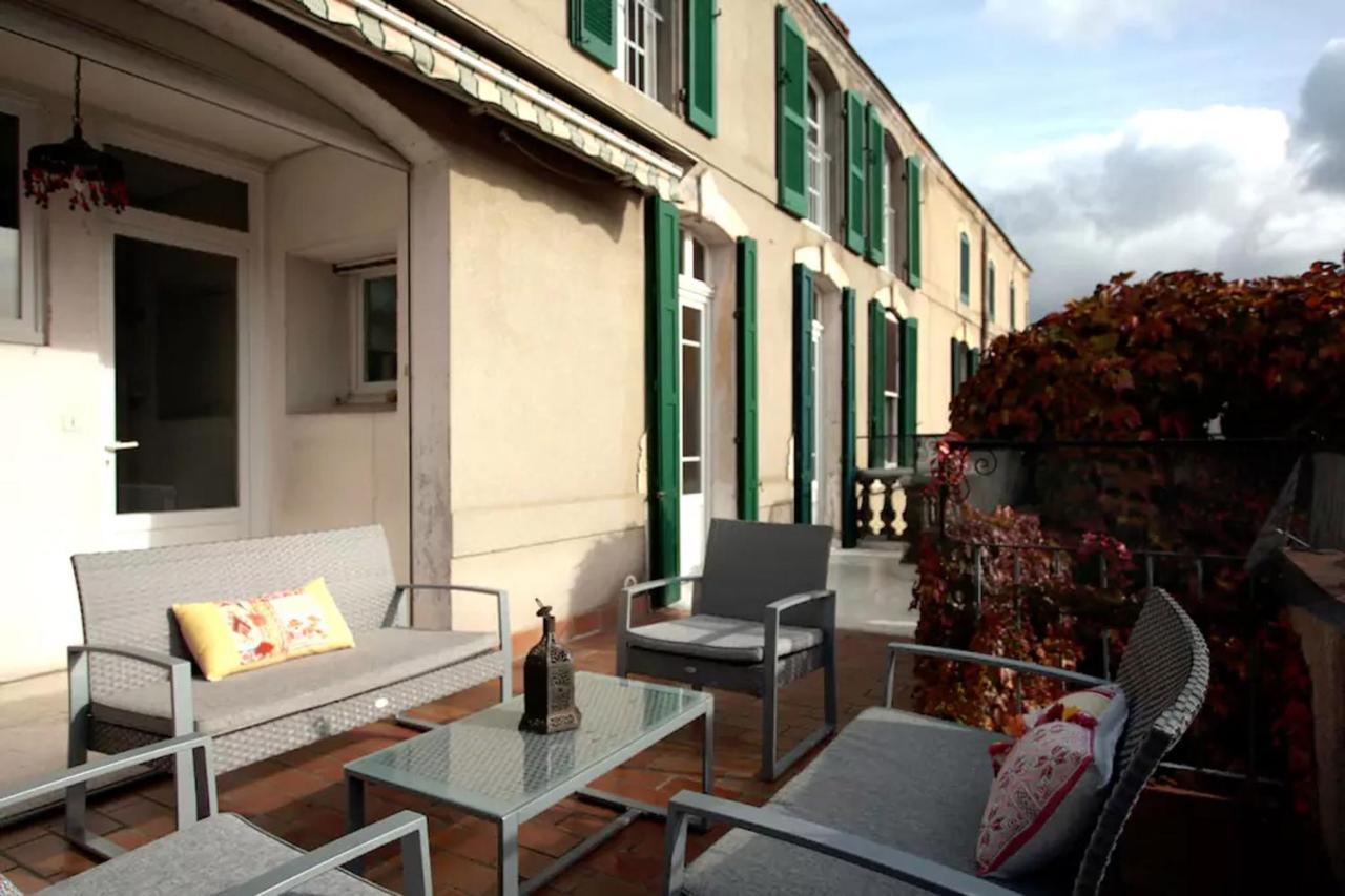 Maison De Maitre A Bram # Jacuzzi Ngoại thất bức ảnh